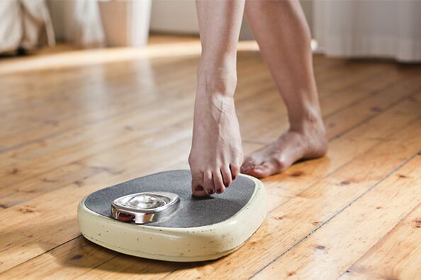 peser sur une balance