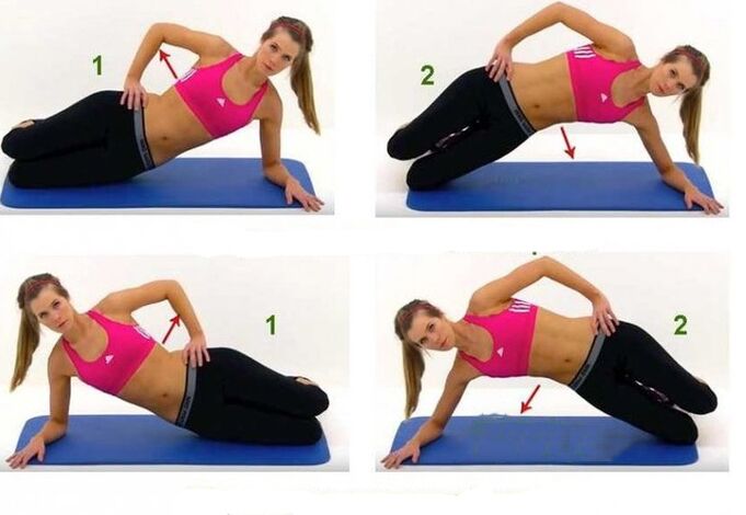 Exercice de planche latérale